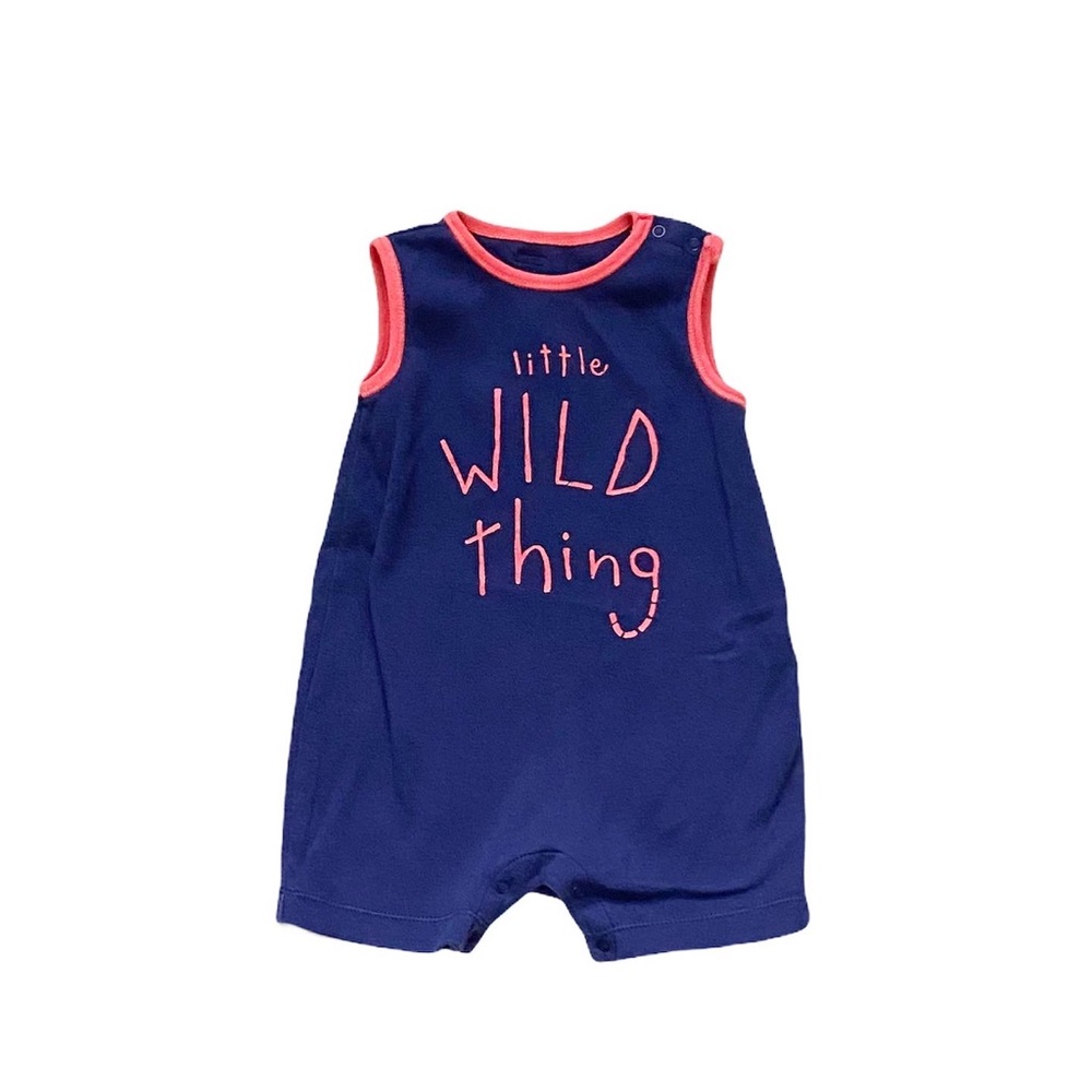 Baby Gap “ little wild thing” romper 9-12 months